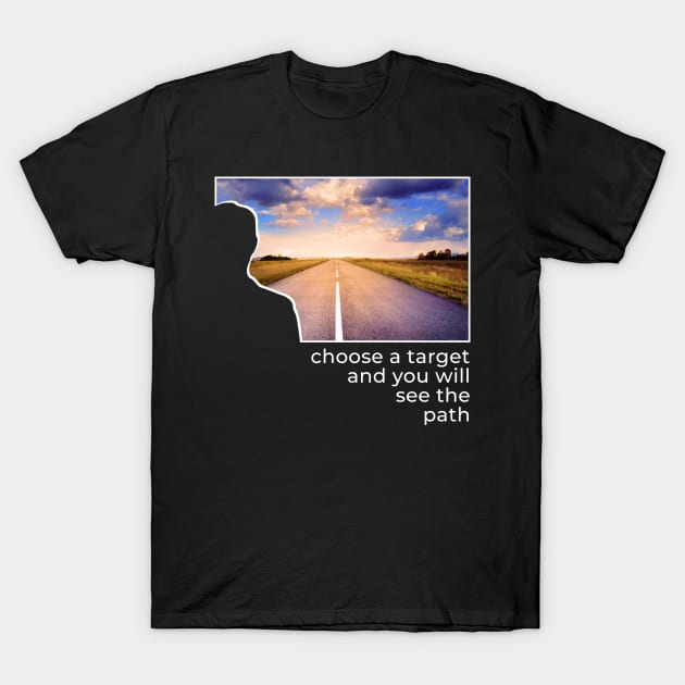 Choose a target and you will see the path T-Shirt by EvgBogo